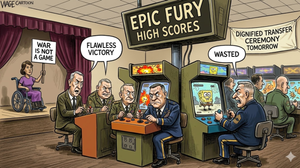 "Flawless Victory" Declares Government Hours Before Attending Dignified Transfer of Bodies