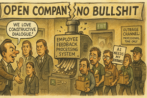 Software Company Demands Professional Tone on Internal "Outrage" Channel, Sees No Irony